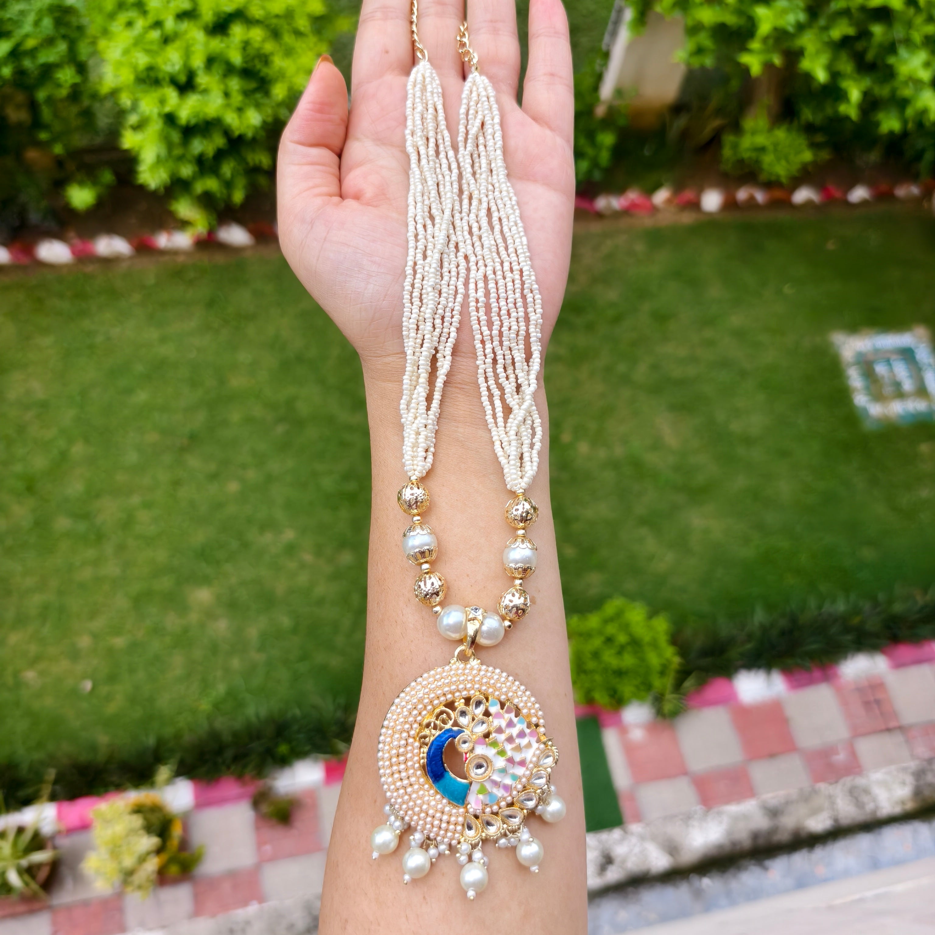 RANI HAAR COMBO JEWELLERY SET