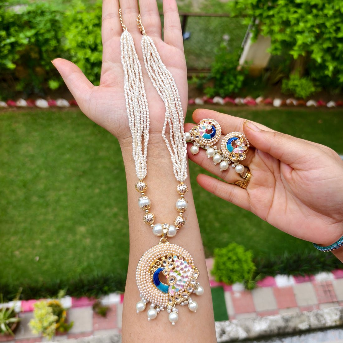 RANI HAAR COMBO JEWELLERY SET