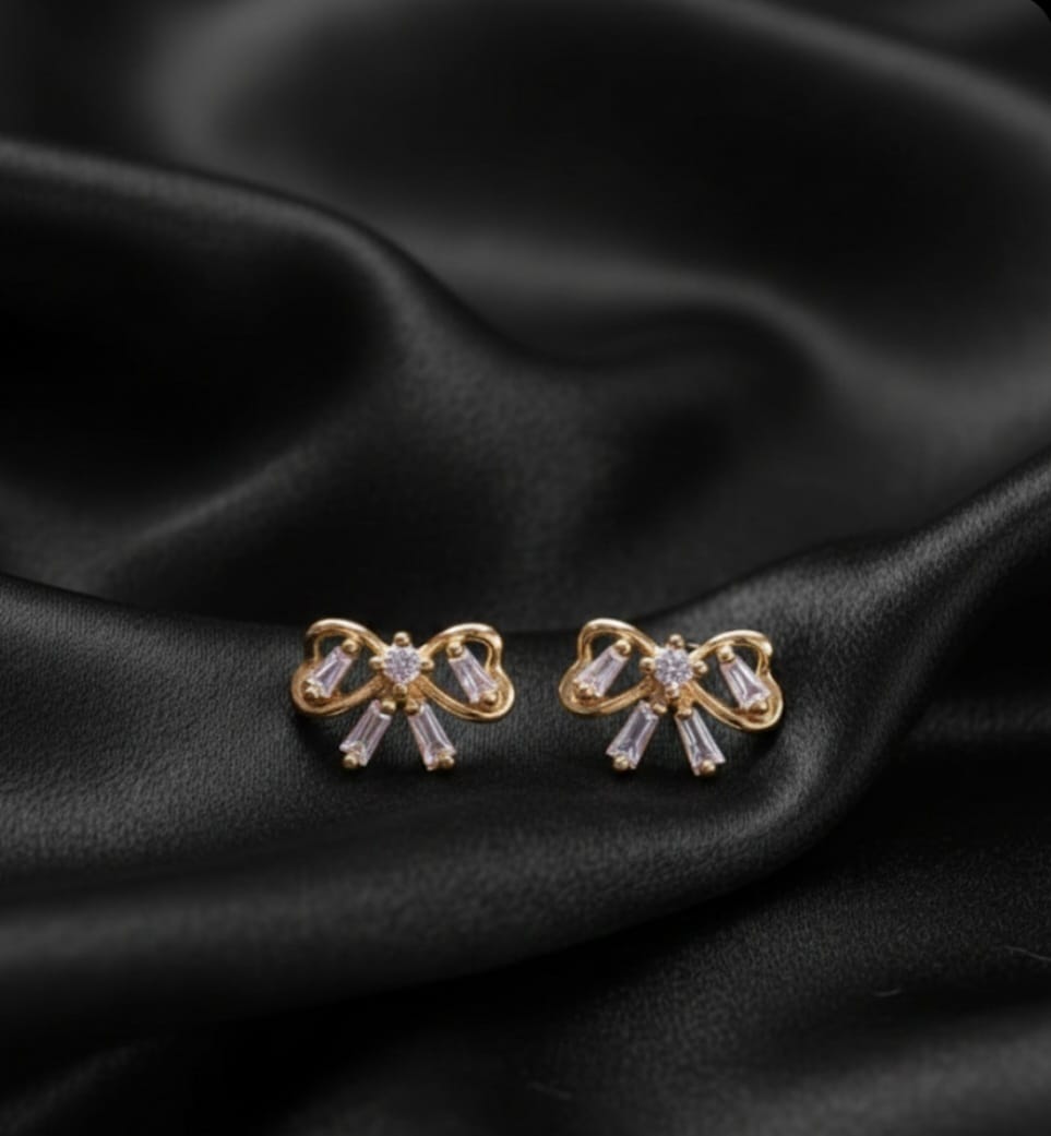 Bow Stud Earrings