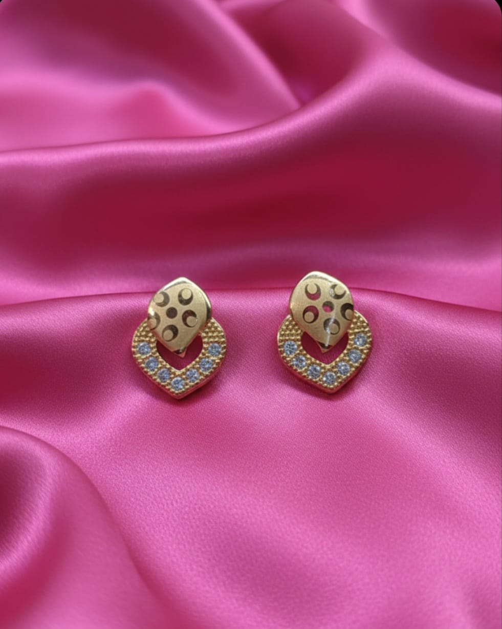 cluster stud earrings